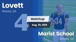 Matchup: Lovett  vs. Marist School 2019