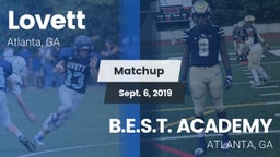 Matchup: Lovett  vs. B.E.S.T. ACADEMY  2019