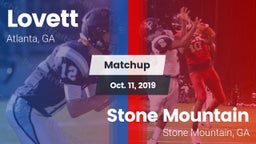 Matchup: Lovett  vs. Stone Mountain   2019