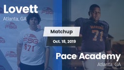Matchup: Lovett  vs. Pace Academy 2019