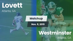 Matchup: Lovett  vs. Westminster  2019