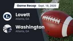 Recap: Lovett  vs. Washington  2020