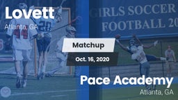 Matchup: Lovett  vs. Pace Academy 2020