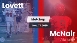 Matchup: Lovett  vs. McNair  2020