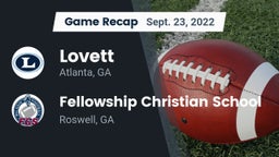 Recap: Lovett  vs. Fellowship Christian School 2022