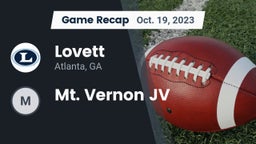 Recap: Lovett  vs. Mt. Vernon JV 2023