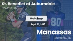 Matchup: St. Benedict at Aubu vs. Manassas  2018