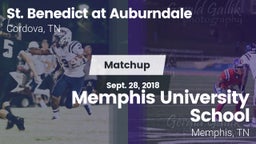 Matchup: St. Benedict at Aubu vs. Memphis University School 2018