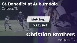 Matchup: St. Benedict at Aubu vs. Christian Brothers  2018