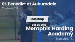 Matchup: St. Benedict at Aubu vs. Memphis Harding Academy 2019