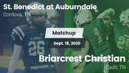 Matchup: St. Benedict at Aubu vs. Briarcrest Christian  2020