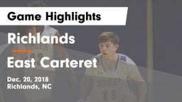 Richlands  vs East Carteret  Game Highlights - Dec. 20, 2018