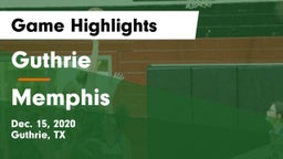 Guthrie  vs Memphis  Game Highlights - Dec. 15, 2020