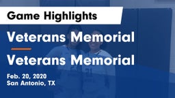 Veterans Memorial vs Veterans Memorial Game Highlights - Feb. 20, 2020
