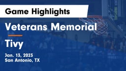 Veterans Memorial vs Tivy  Game Highlights - Jan. 13, 2023