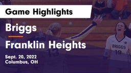 Briggs  vs Franklin Heights  Game Highlights - Sept. 20, 2022