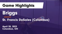 Briggs  vs St. Francis DeSales  (Columbus) Game Highlights - April 20, 2023