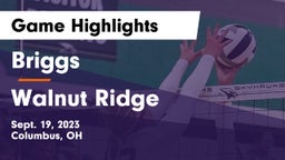 Briggs  vs Walnut Ridge  Game Highlights - Sept. 19, 2023