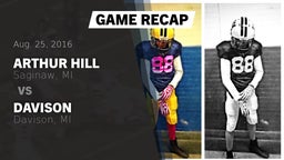 Recap: Arthur Hill  vs. Davison  2016