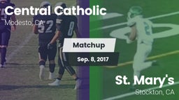 Matchup: Central Catholic vs. St. Mary's  2017