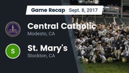 Recap: Central Catholic  vs. St. Mary's  2017