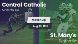 Matchup: Central Catholic vs. St. Mary's  2018