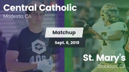 Matchup: Central Catholic vs. St. Mary's  2019