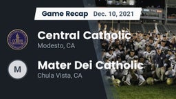 Recap: Central Catholic  vs. Mater Dei Catholic  2021