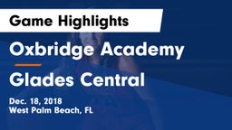 Oxbridge Academy vs Glades Central Game Highlights - Dec. 18, 2018
