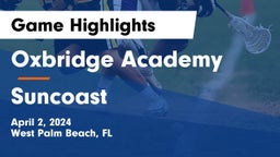 Oxbridge Academy vs Suncoast  Game Highlights - April 2, 2024