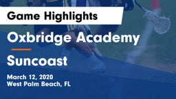 Oxbridge Academy vs Suncoast Game Highlights - March 12, 2020