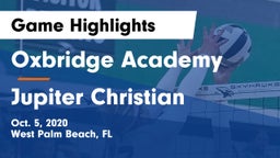 Oxbridge Academy vs Jupiter Christian  Game Highlights - Oct. 5, 2020