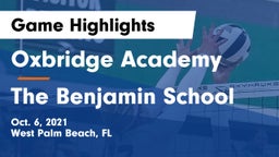 Oxbridge Academy vs The Benjamin School Game Highlights - Oct. 6, 2021