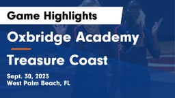 Oxbridge Academy vs Treasure Coast  Game Highlights - Sept. 30, 2023