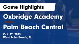 Oxbridge Academy vs Palm Beach Central  Game Highlights - Oct. 12, 2023