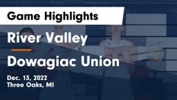 River Valley  vs Dowagiac Union Game Highlights - Dec. 13, 2022