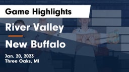 River Valley  vs New Buffalo  Game Highlights - Jan. 20, 2023