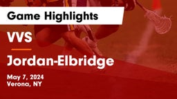 VVS  vs Jordan-Elbridge  Game Highlights - May 7, 2024