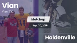 Matchup: Vian  vs. Holdenville 2016