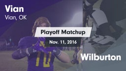 Matchup: Vian  vs. Wilburton 2016