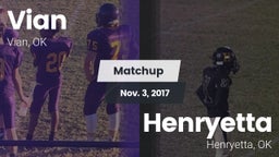 Matchup: Vian  vs. Henryetta  2017