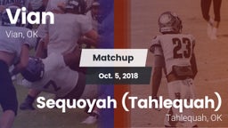 Matchup: Vian  vs. Sequoyah (Tahlequah)  2018