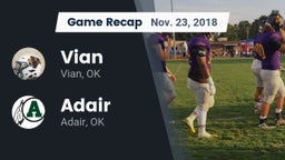 Recap: Vian  vs. Adair  2018