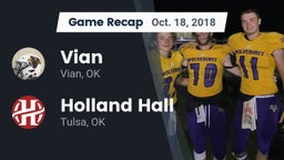 Recap: Vian  vs. Holland Hall  2018