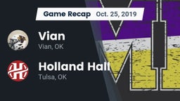 Recap: Vian  vs. Holland Hall  2019