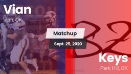 Matchup: Vian  vs. Keys  2020