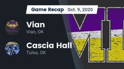 Recap: Vian  vs. Cascia Hall  2020