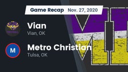 Recap: Vian  vs. Metro Christian  2020