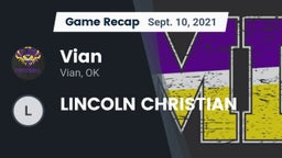 Recap: Vian  vs. LINCOLN CHRISTIAN 2021