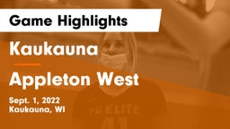Kaukauna  vs Appleton West  Game Highlights - Sept. 1, 2022